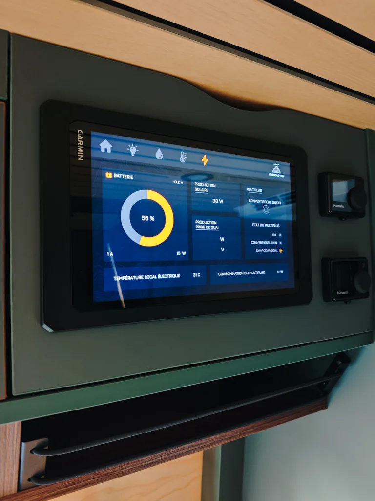 Gestion de l'énergie via interface Garmin Serv+